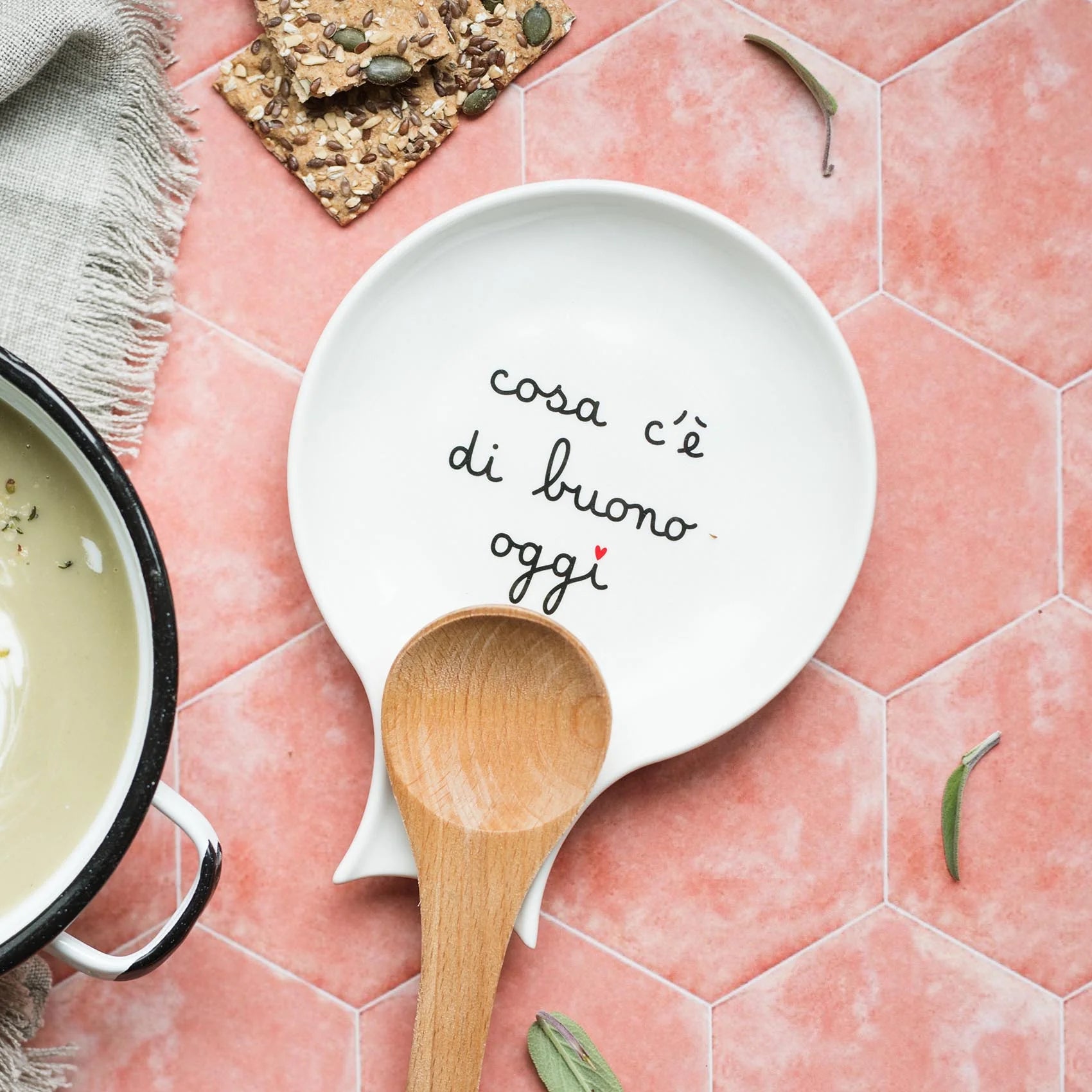 Simple day - Poggiamestoli Cosa c'è di buono oggi 15x19cm