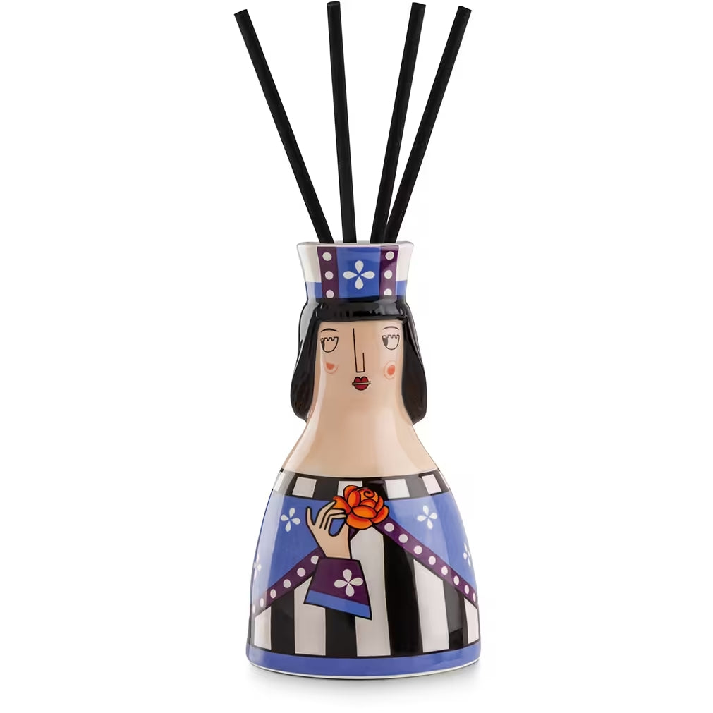 Egan - Profumatore in ceramica I Girgenti Regina viola 9x15cm