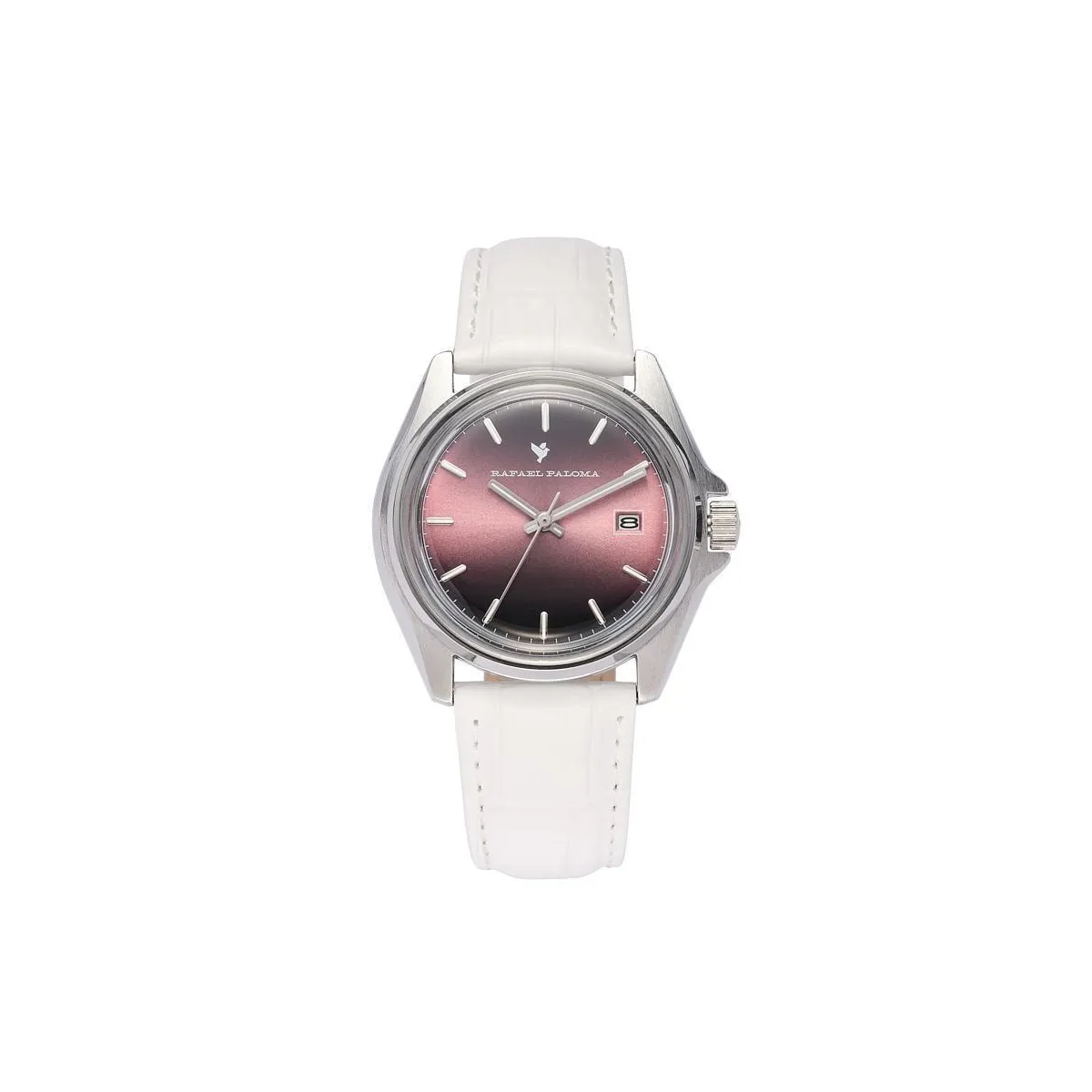Rafael Paloma Orologio Malaga Cinturino Bianco