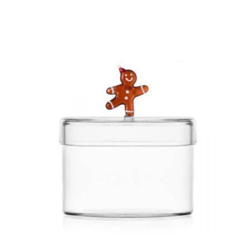 Ichendorf - Biscottiera pan di zenzero con cappello schiaccianoci