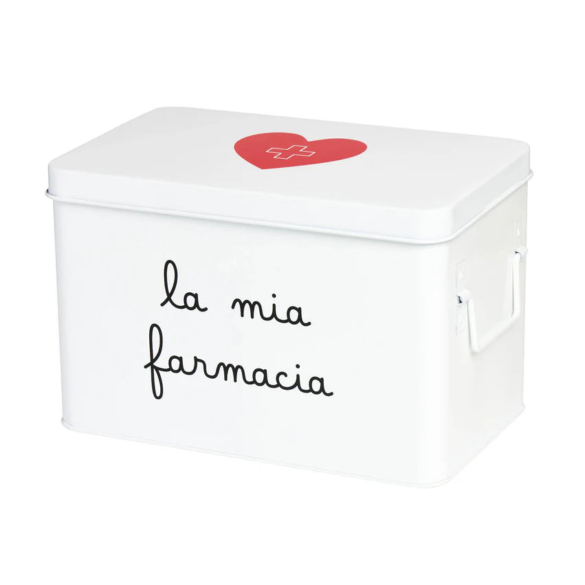 Simple day - scatola in acciaio verniciato La mia farmacia 32x19xh20cm