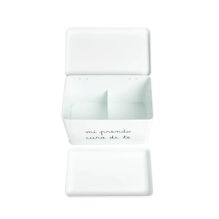 Simple day - scatola in acciaio verniciato mi prendo cura di te 32x19xh20cm