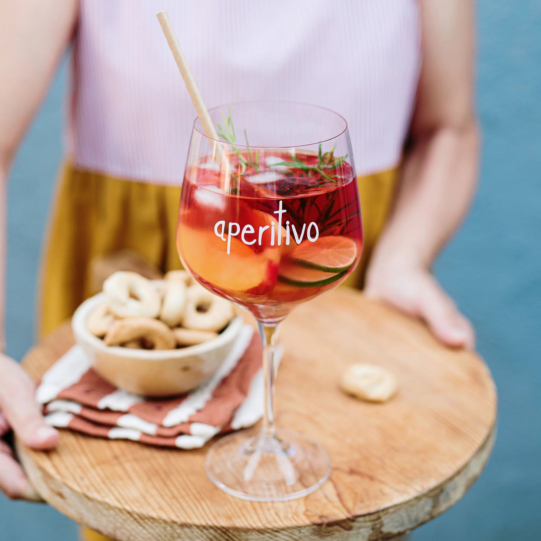 Simple day - Set 2 calici in vetro cocktail Aperitivo 82cl