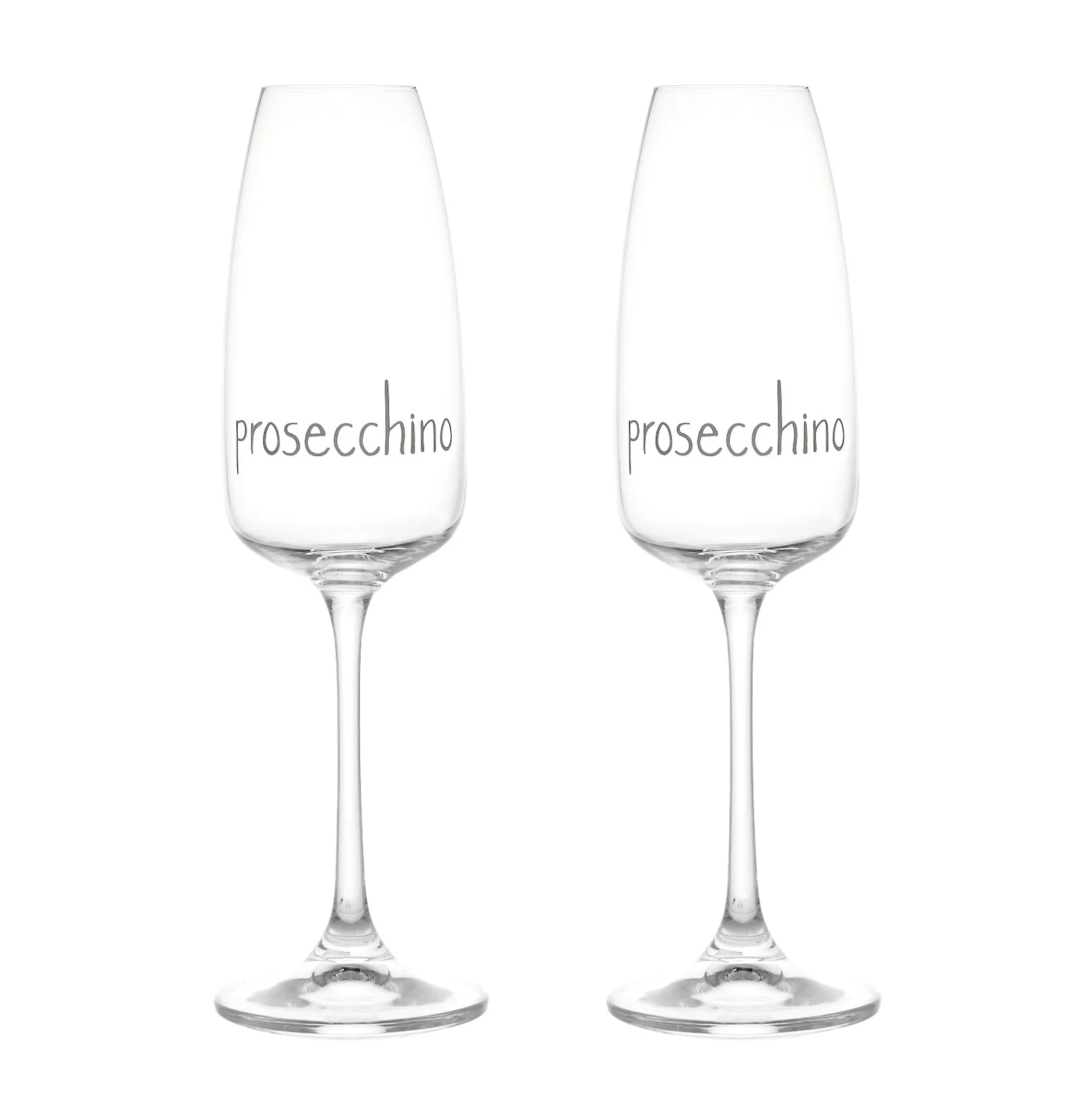 Simple day - set due calici flute deoro Prosecchino 29 cl