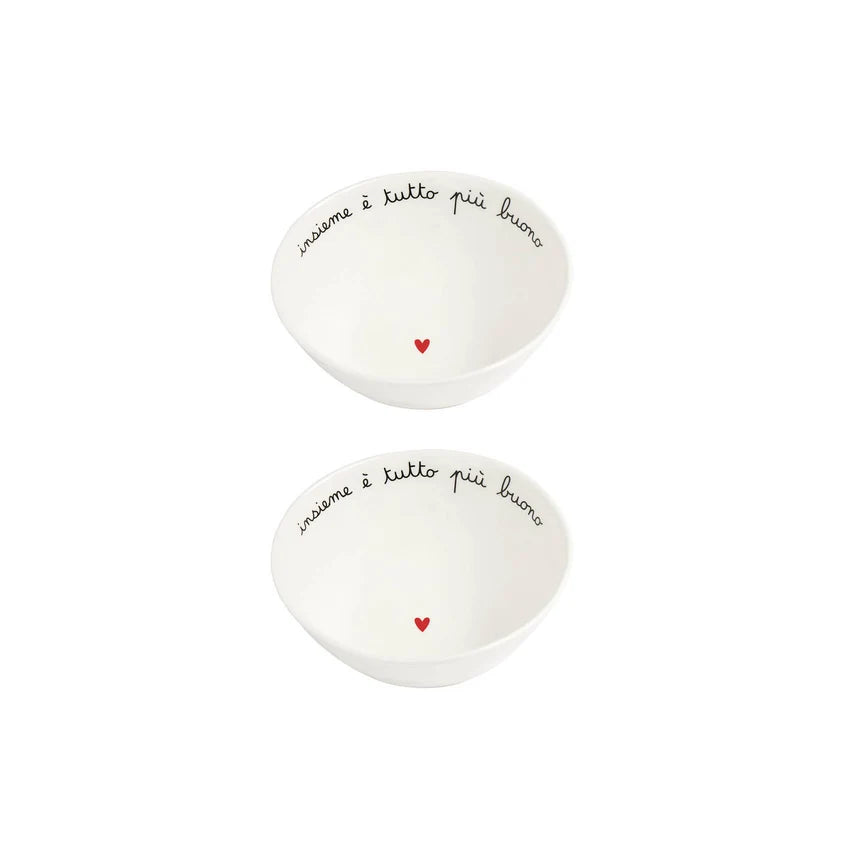 Simple day - Set di 2 tazze in gres insieme è tutto più buono dia. 15.5cm x H 6.3cm