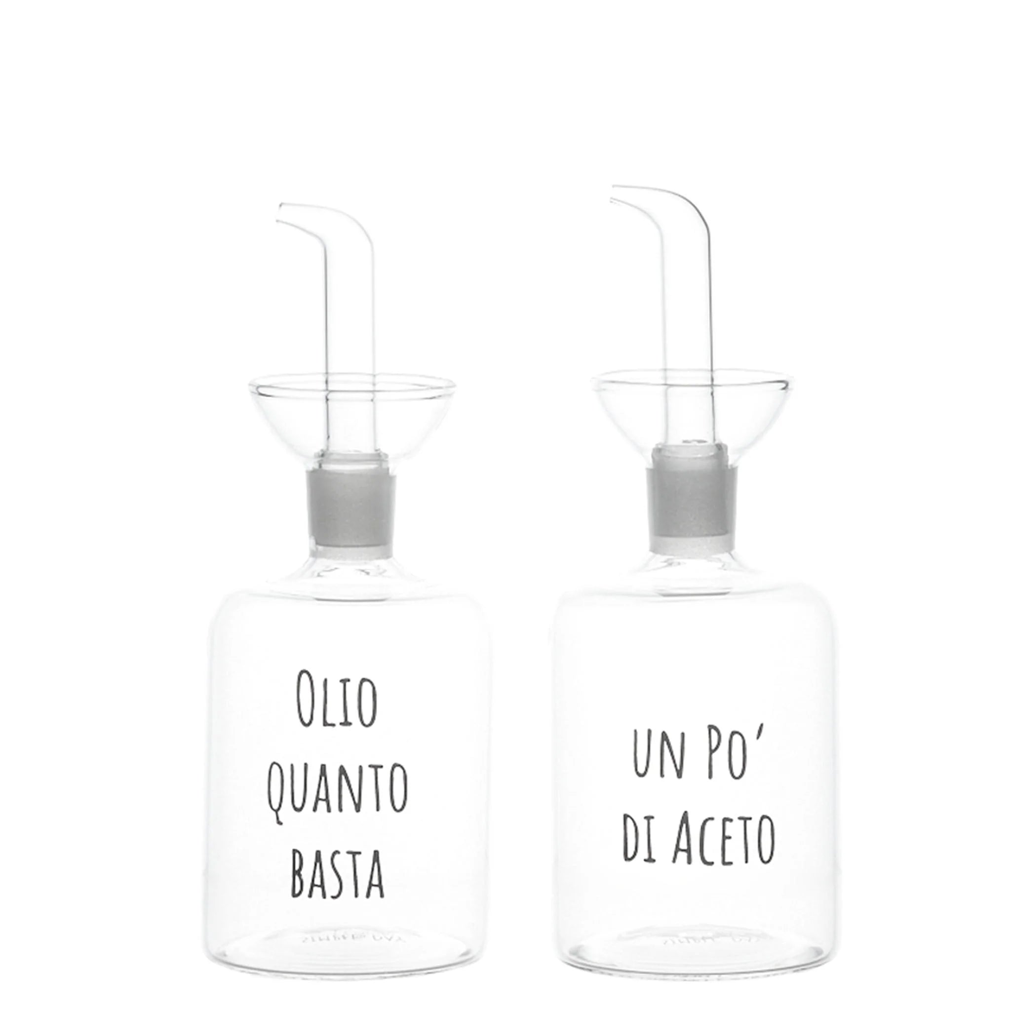 Simple day - set due bottiglie olio quanto basta - un pò di aceto 2 x 250 ml