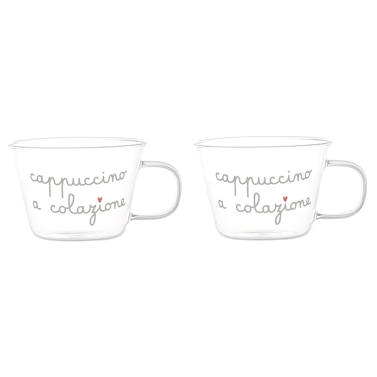 Simple day - set due tazze cappuccino a colazione 9,8cmx7cmH - 280ml