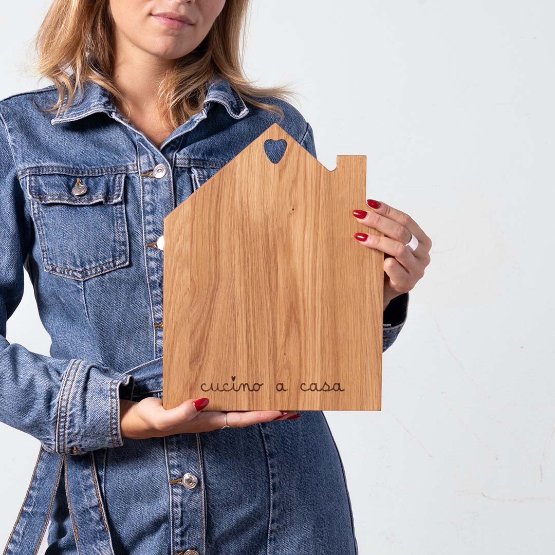 Simple day - Tagliere casa in legno decoro Cucino a casa