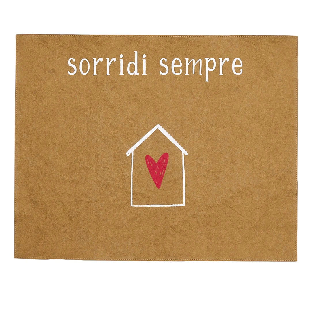 Simple day - Tovaglietta in fibra Sorridi sempre 36x45cm