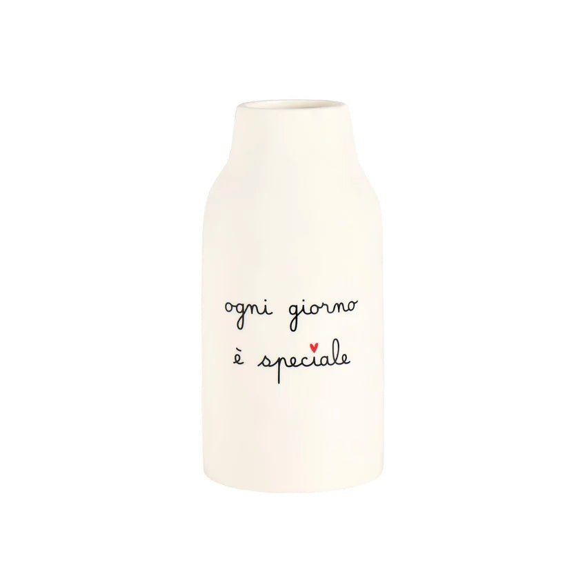 Simple day - Vaso Portafiori in gres Ogni giorno è speciale D10cm X H21cm