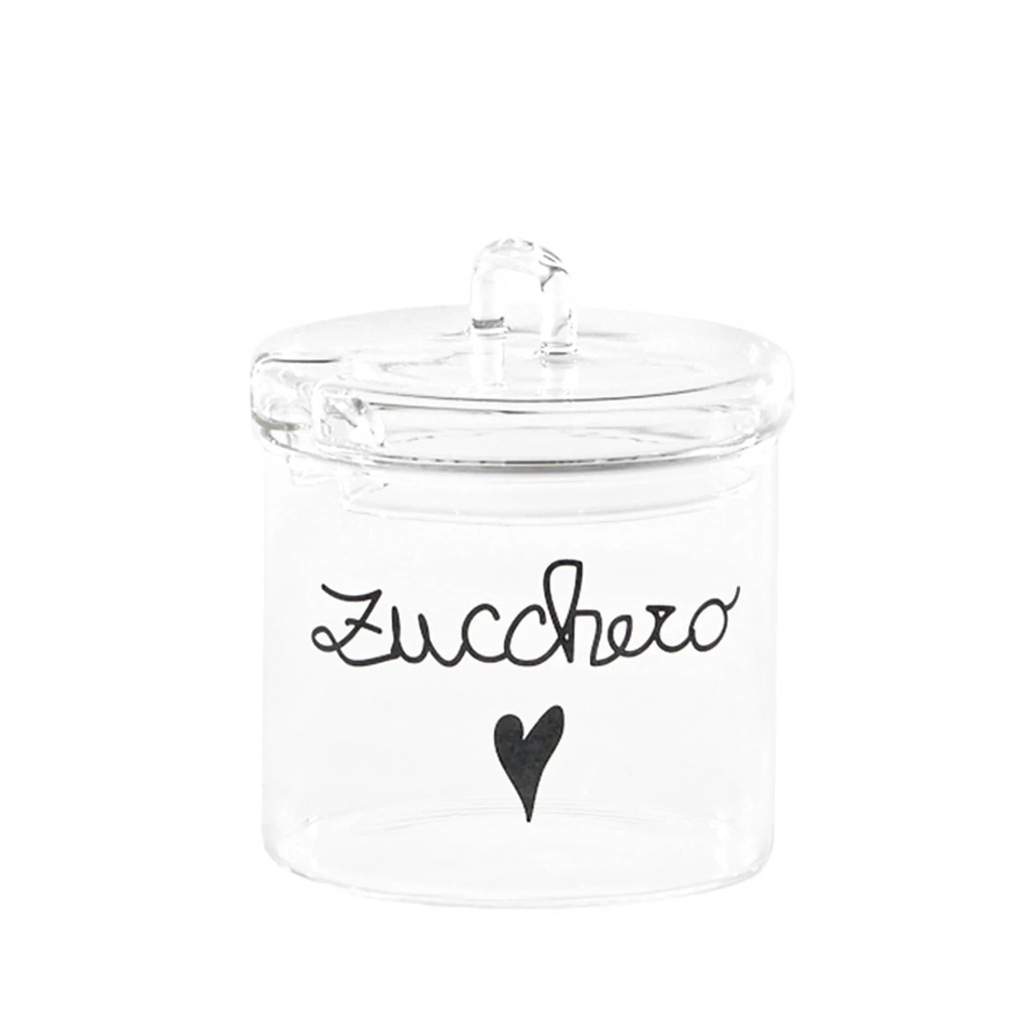 Simple day - Zuccheriera in vetro Cuore zucchero 9cm x h11cm