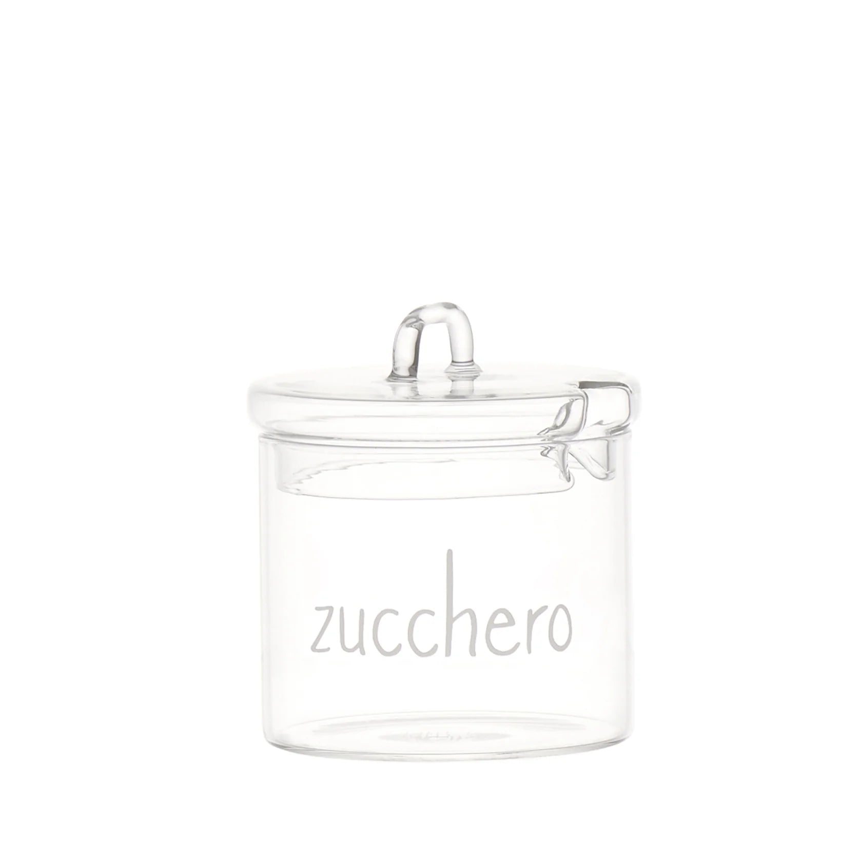 Simple day - Zuccheriera in vetro decoro Zucchero 9cm x h11cm