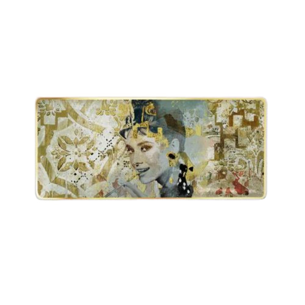 Baci Milano - Vassoio Gourmet in Porcellana Memories Audrey 28.5x12.5cm