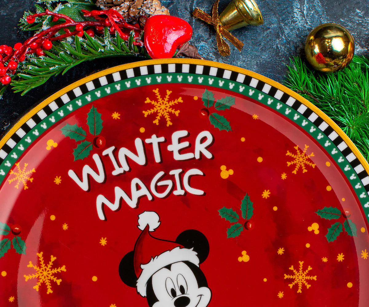 Egan  - Piatto panettone Winter Magic Mickey Mouse d 31
