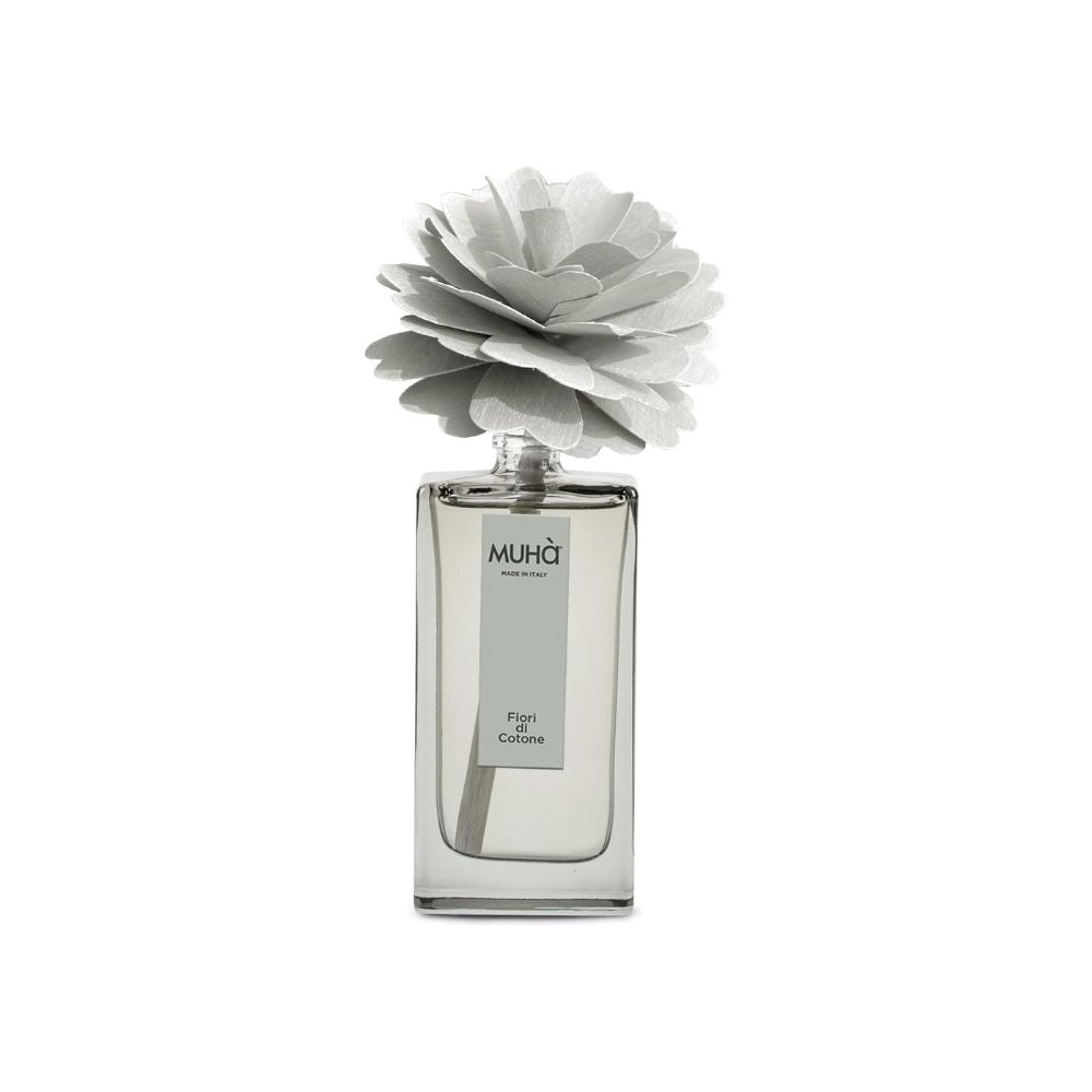 Muhà - profumatore d'ambiente peonia diffuser - fiori di cotone 50ml