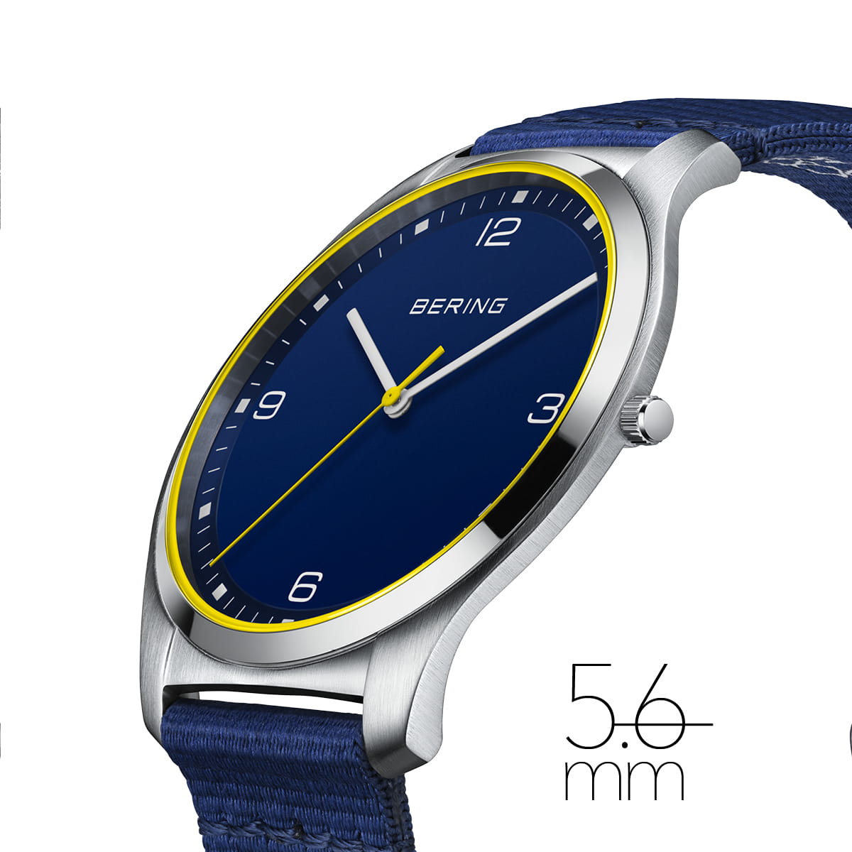 Bering Ultra Slim Ocean Blu Opaco Orologio 18342-507
