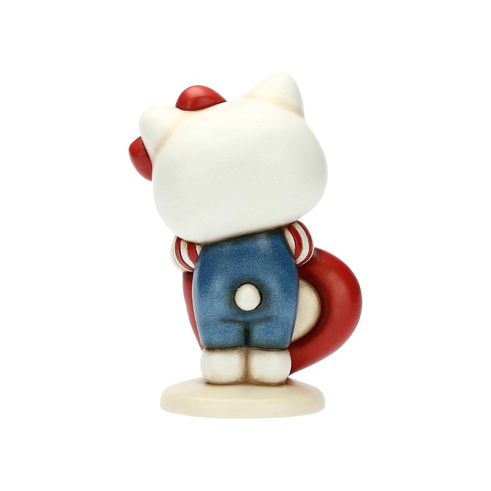 Thun - hello kitty grande con cuore in ceramica 20cm - Senza Scatolo
