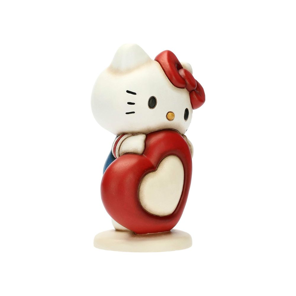 Thun - hello kitty grande con cuore in ceramica 20cm - Senza Scatolo