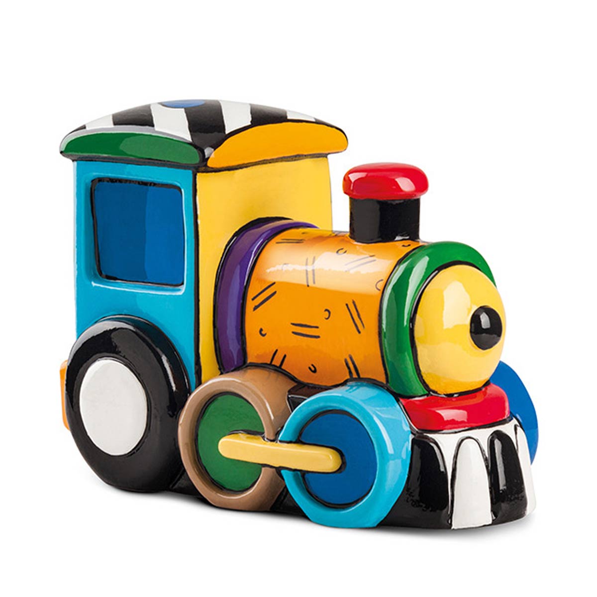 Egan - Trenino in ceramica by Britto 8x14cm