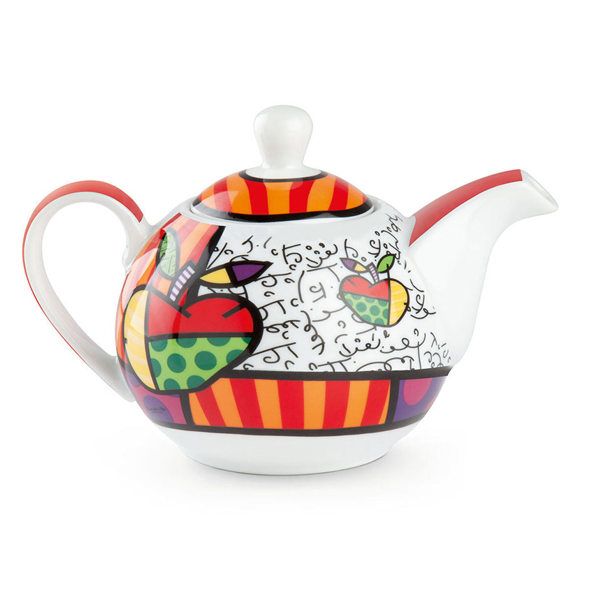 Egan - Teiera in Porcellana by Britto 17x12cm