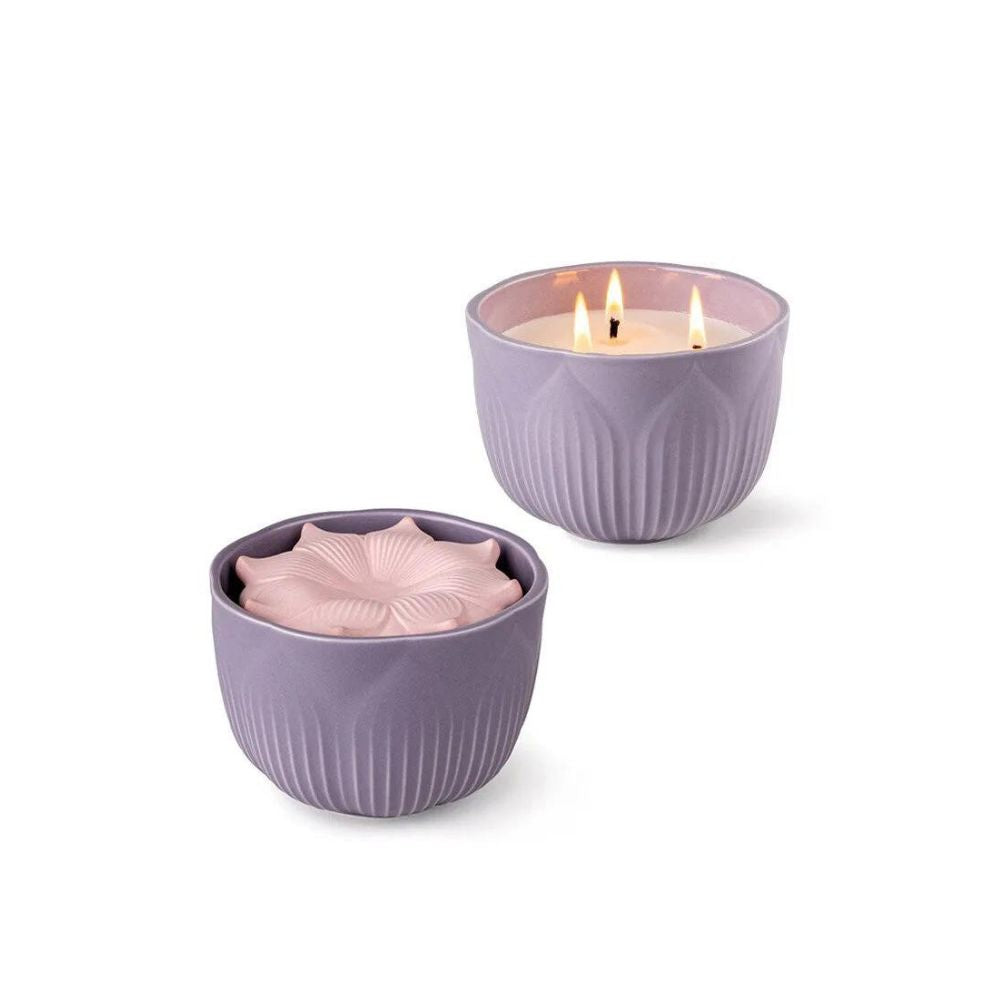 Lladrò - candela profumata dolci ricordi vaniglia, miele e frutti rossi 630g