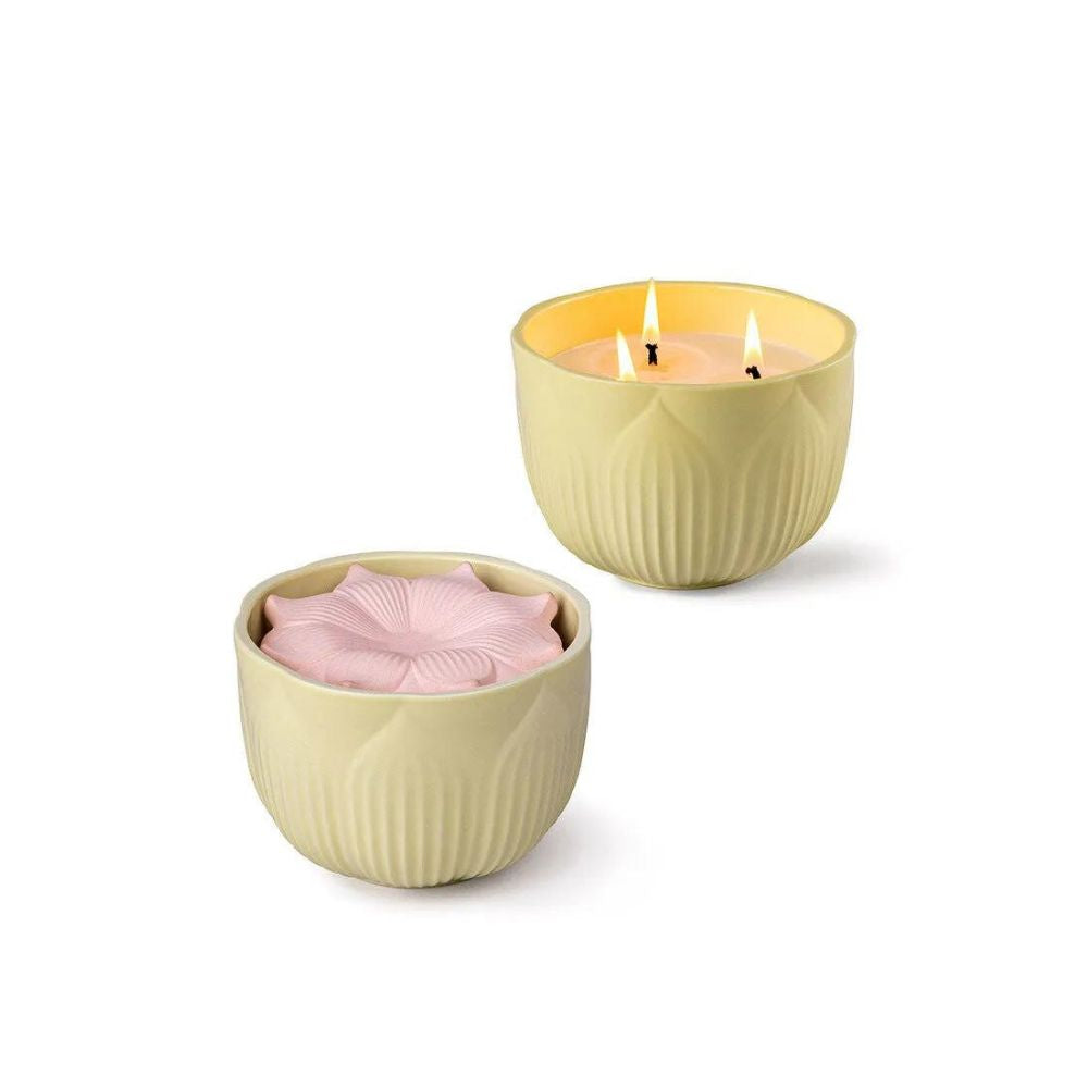 Lladrò - candela profumata giardini di valencia vaniglia, miele e frutti rossi 630g