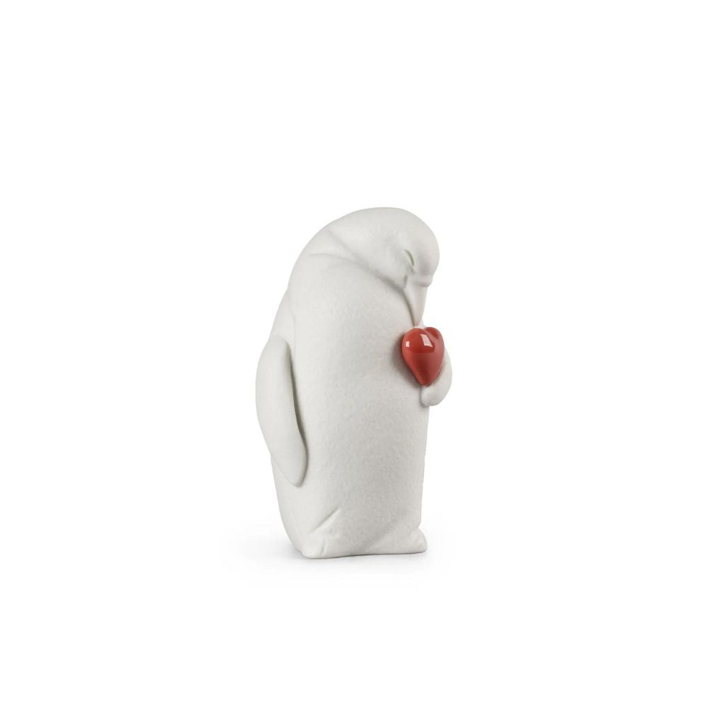 Lladrò -  scultura Colby Pinguino protettore bianco 11cm