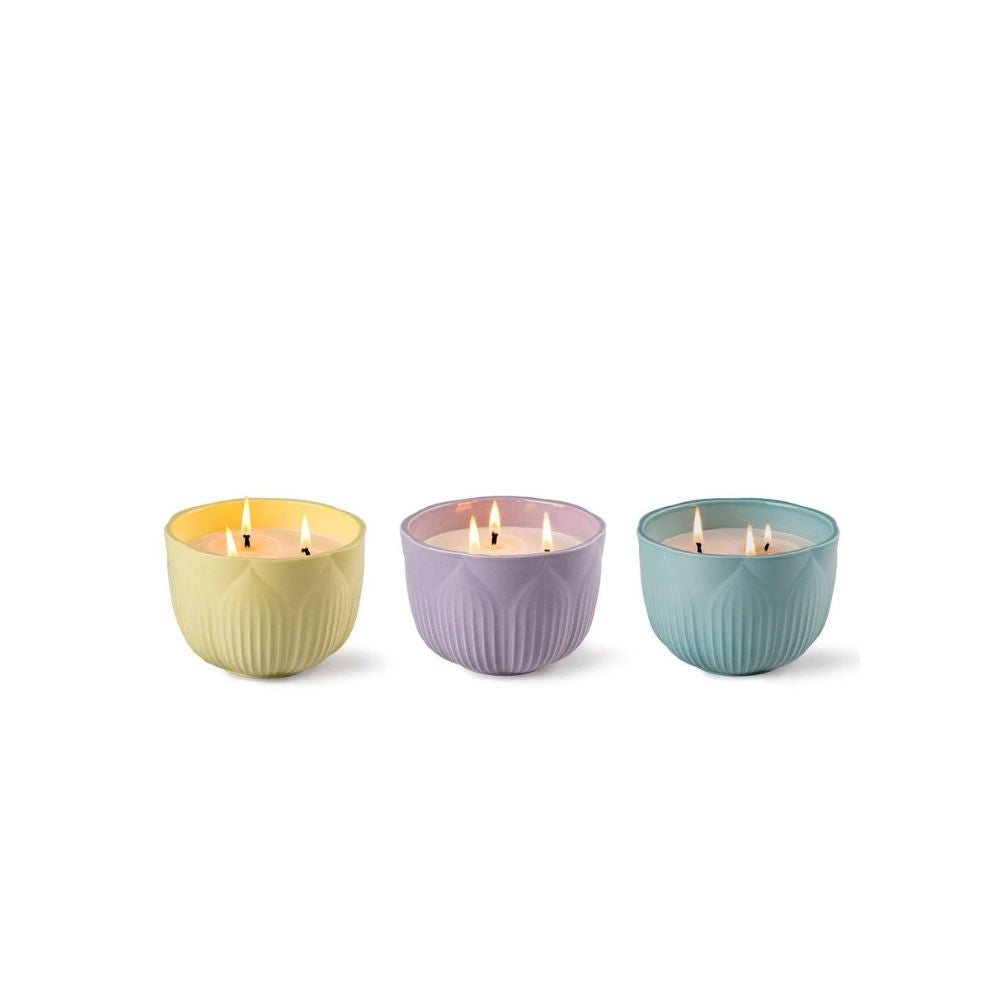 Lladrò - candela profumata giardini di valencia vaniglia, miele e frutti rossi 630g