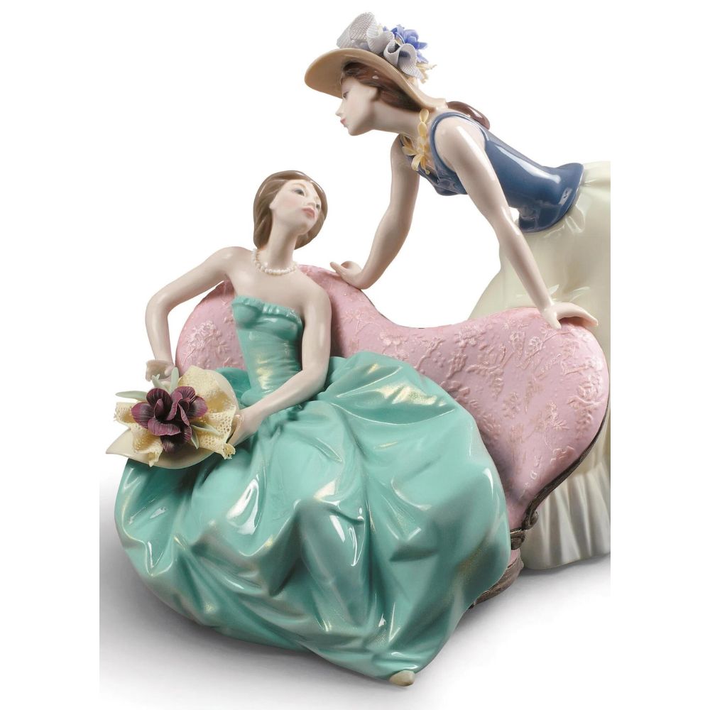 Lladrò - scultura figura donne 23cm