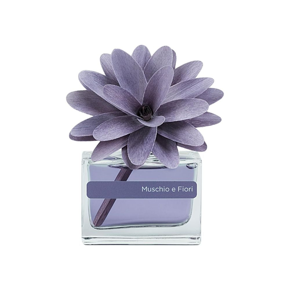 Muhà - profumatore d'ambiente flower diffuser - muschio e fiori 30ml