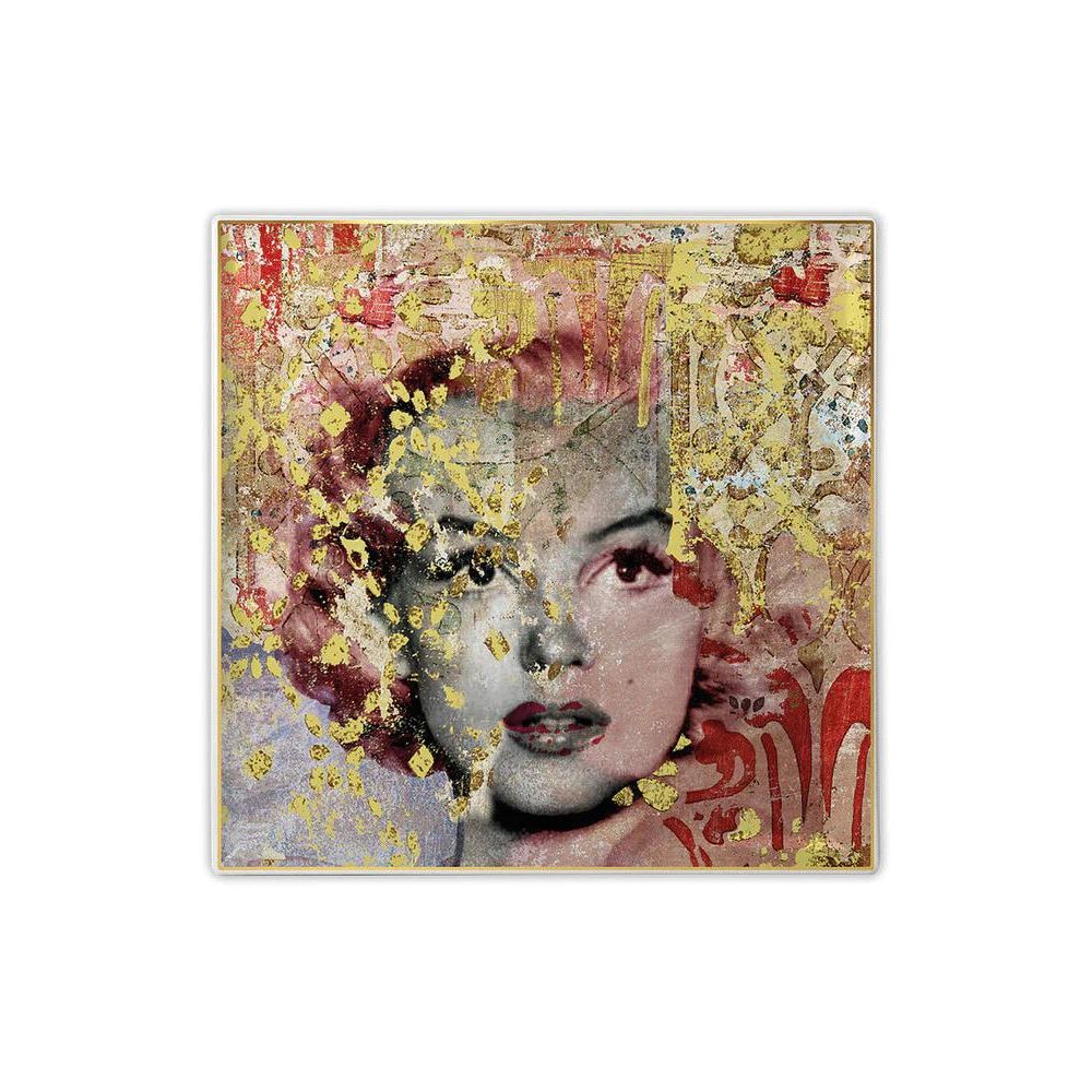 Baci Milano - Vassoio Gourmet in Porcellana Memories Marilyn 30.5x30.5cm