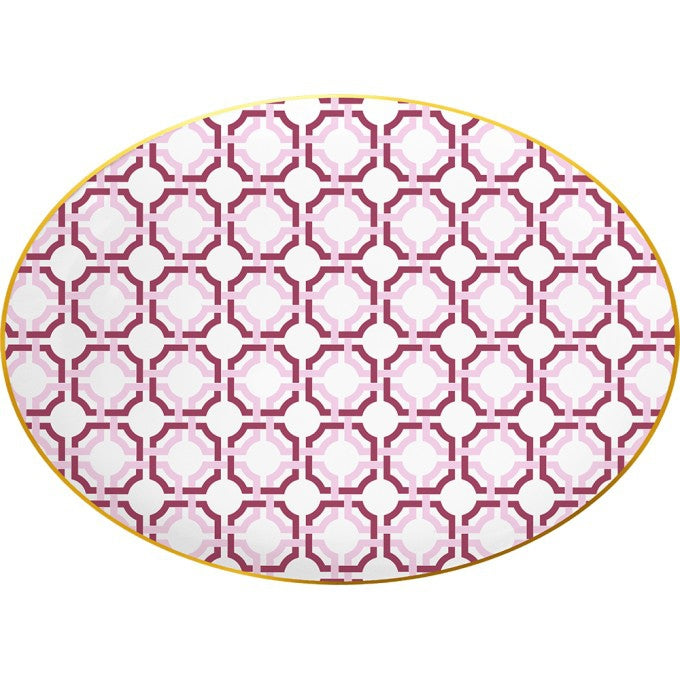 Baci Milano - Piatto Ovale in Porcellana 31cm