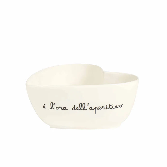 Simple day -  Coppetta cuore in gres E' l'ora dell'aperitivo - 16 cm