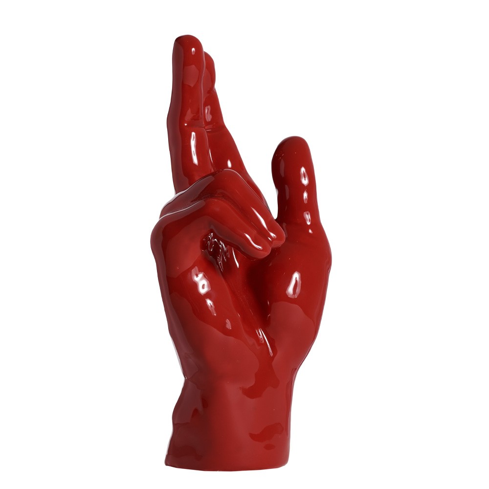 Macrì - Scultura dita incrociate Benedizione 18cm