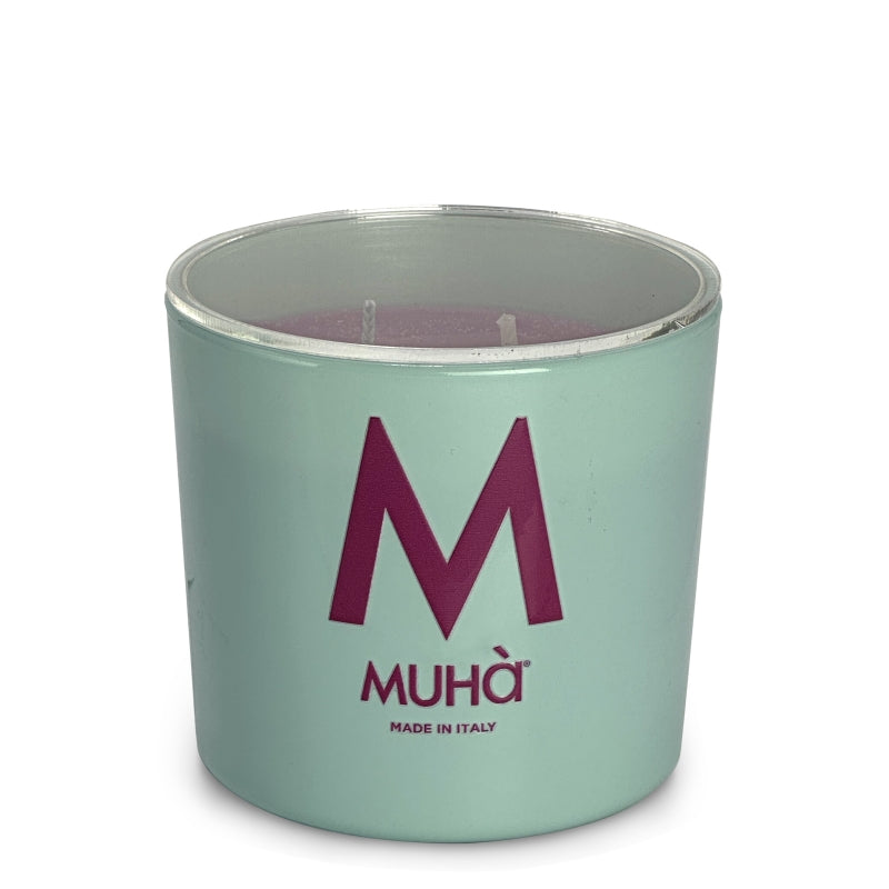 Muhà - candela Profumata in Vetro - Cuoio e Frutti 270g