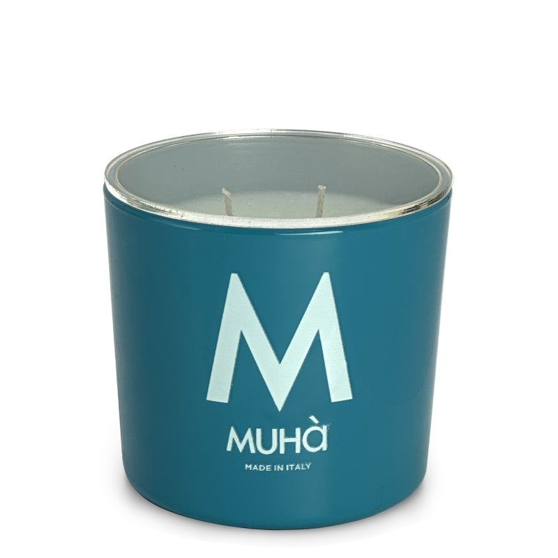 Muhà - candela Profumata in Vetro - Menta e Sandalo 270g