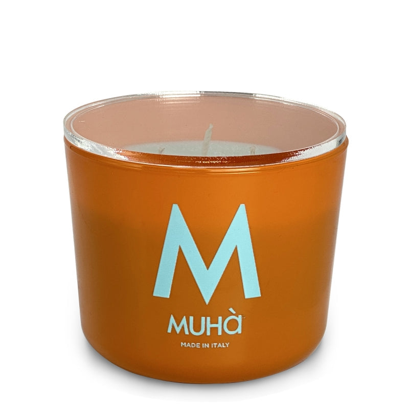 Muhà - candela Profumata in Vetro - Cedro e Bergamotto 500g