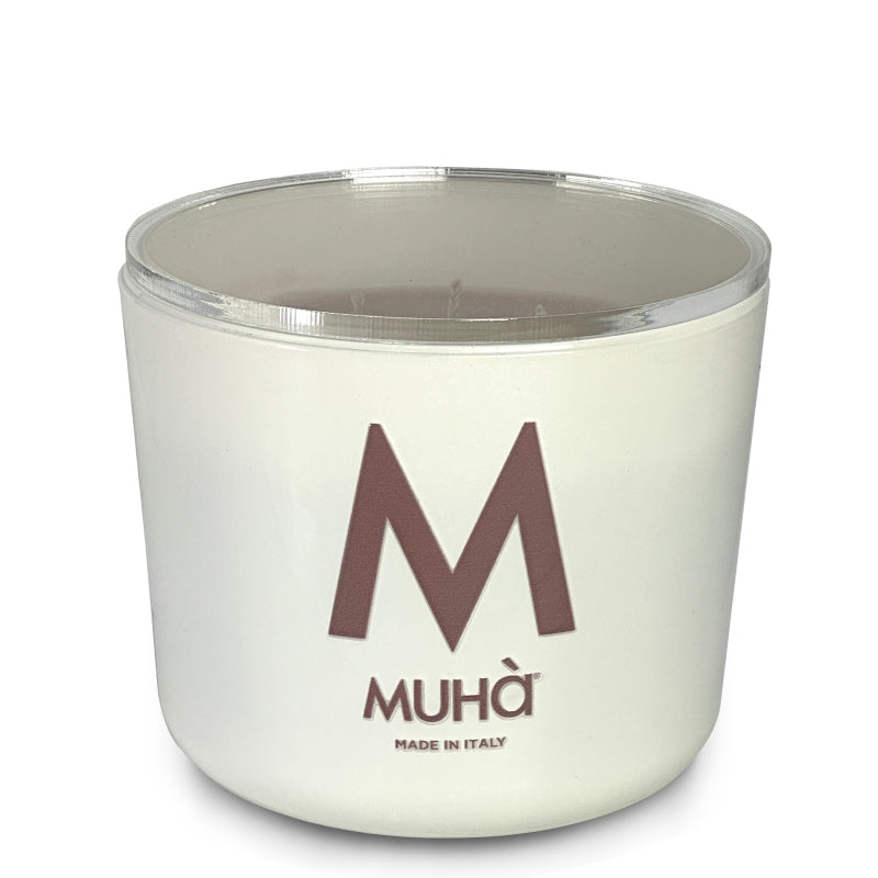 Muhà - candela Profumata in Vetro - Acqua e Sale 500g