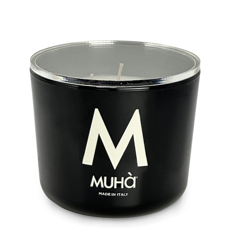 Muhà - candela Profumata in Vetro - Legni e Tè 500g