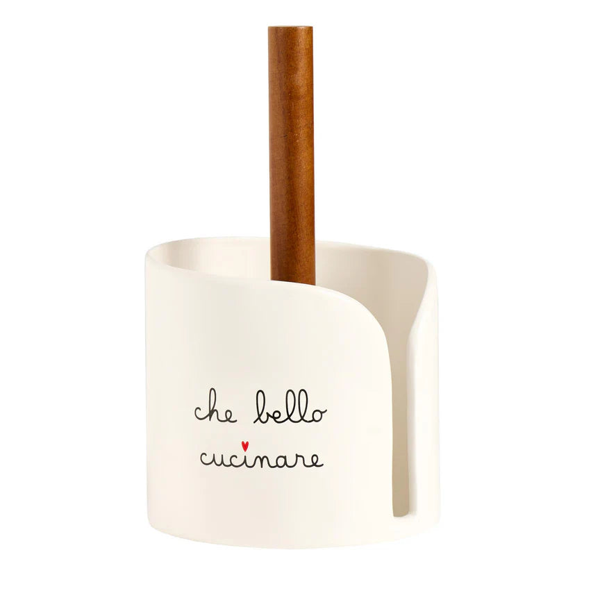 Simple day -  Portarotolo da cucina Che bello cucinare D15.5xH26.5 cm