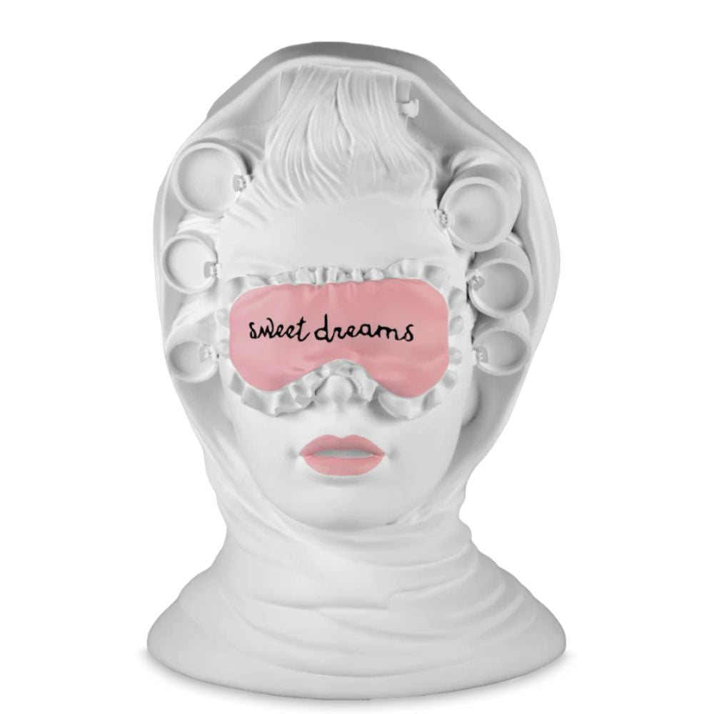 Baci Milano - Scultura Cameo Decorativo Sognatrice Bianco collezione Sagrada Familia 14cm