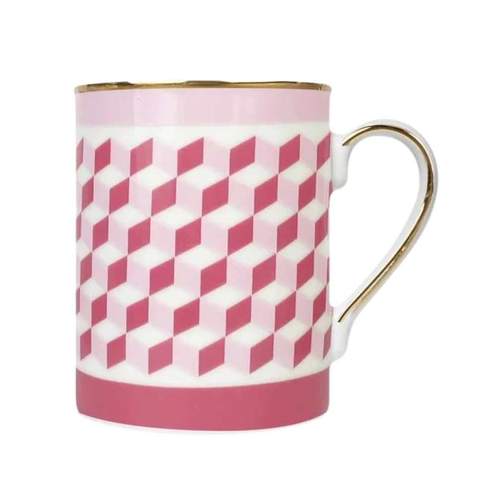 Baci Milano - Tazza Mug in Porcellana Firenze Geometrica