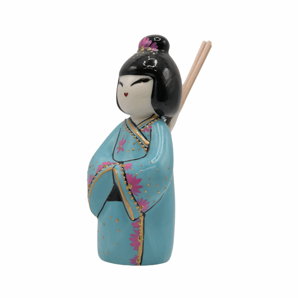 Profumatore kokeshi - turchese