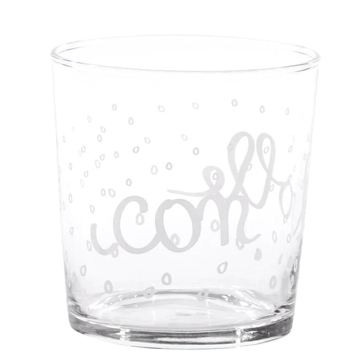 Simple day -  set 6 bicchieri acqua decoro Con Bolle 35,5 cl