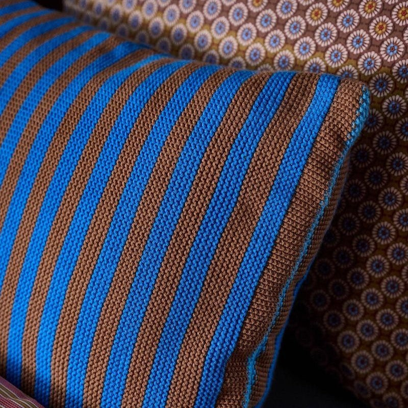 Pip Studio - cuscino a maglia grossa blu collezione Bonsoir 40cmX60cm