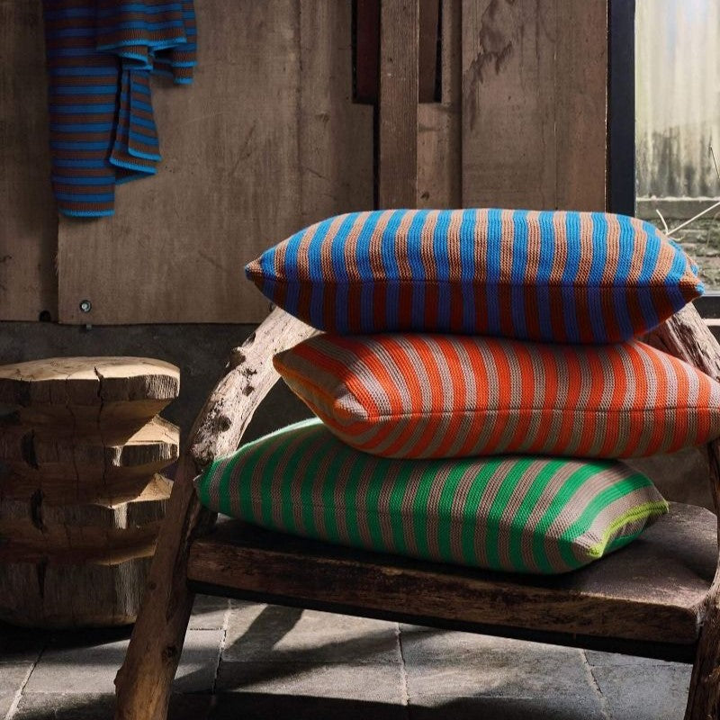 Pip Studio - cuscino a maglia grossa blu collezione Bonsoir 40cmX60cm