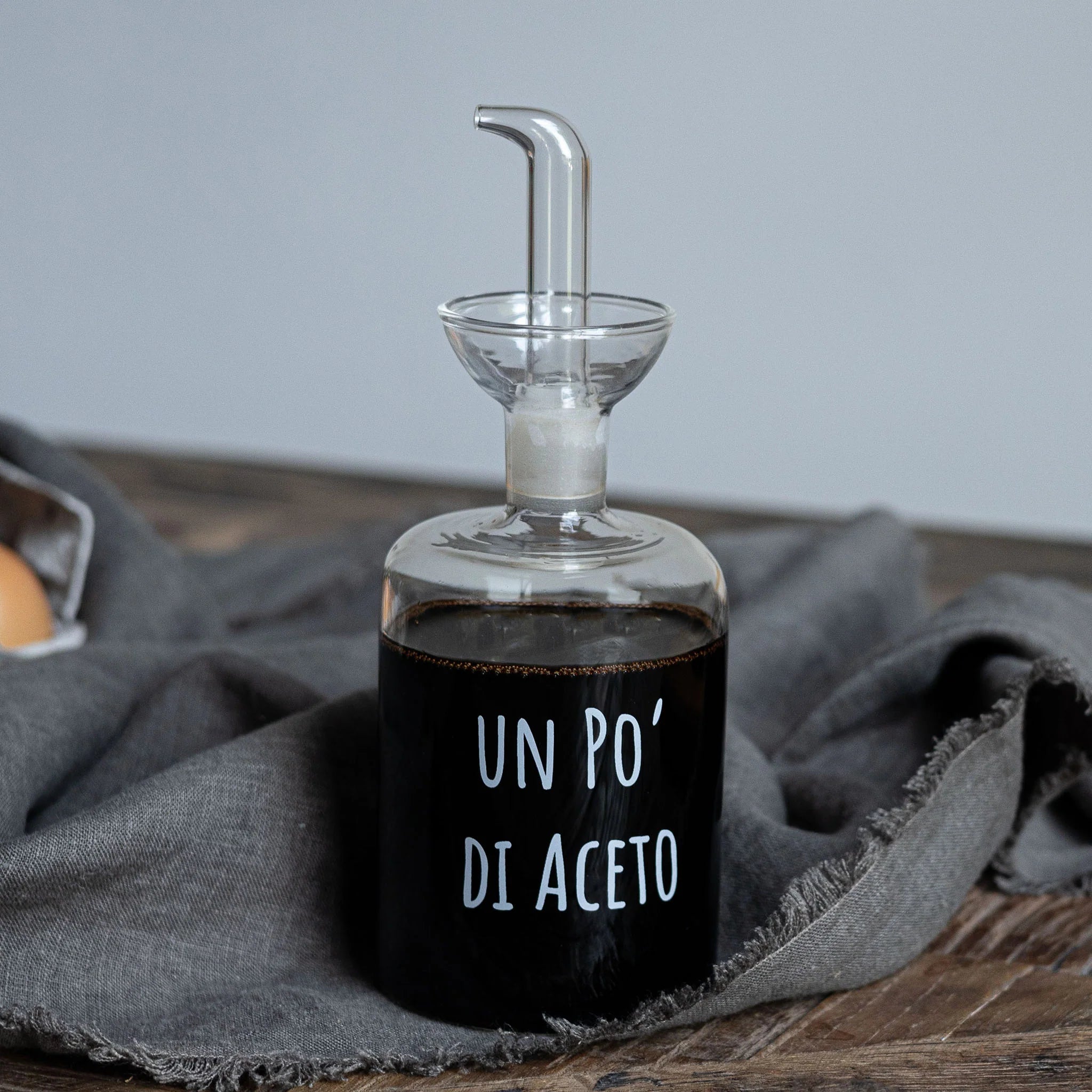 Simple day -  Bottiglia in vetro aceto decoro Un Po' Di Aceto 350ml