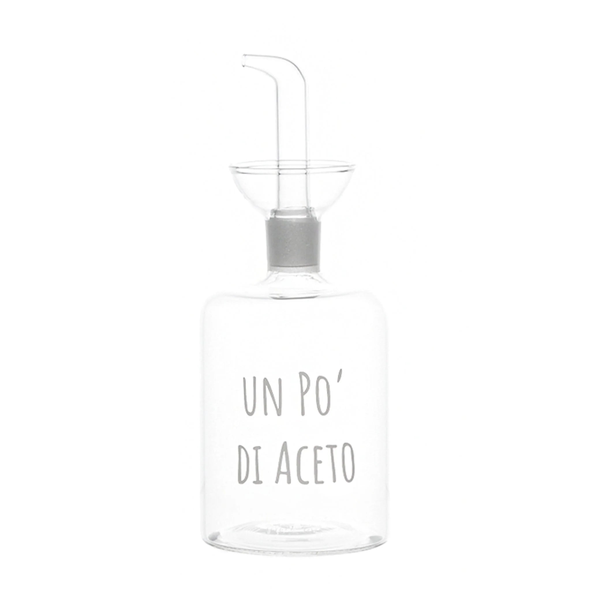Simple day -  Bottiglia in vetro aceto decoro Un Po' Di Aceto 350ml