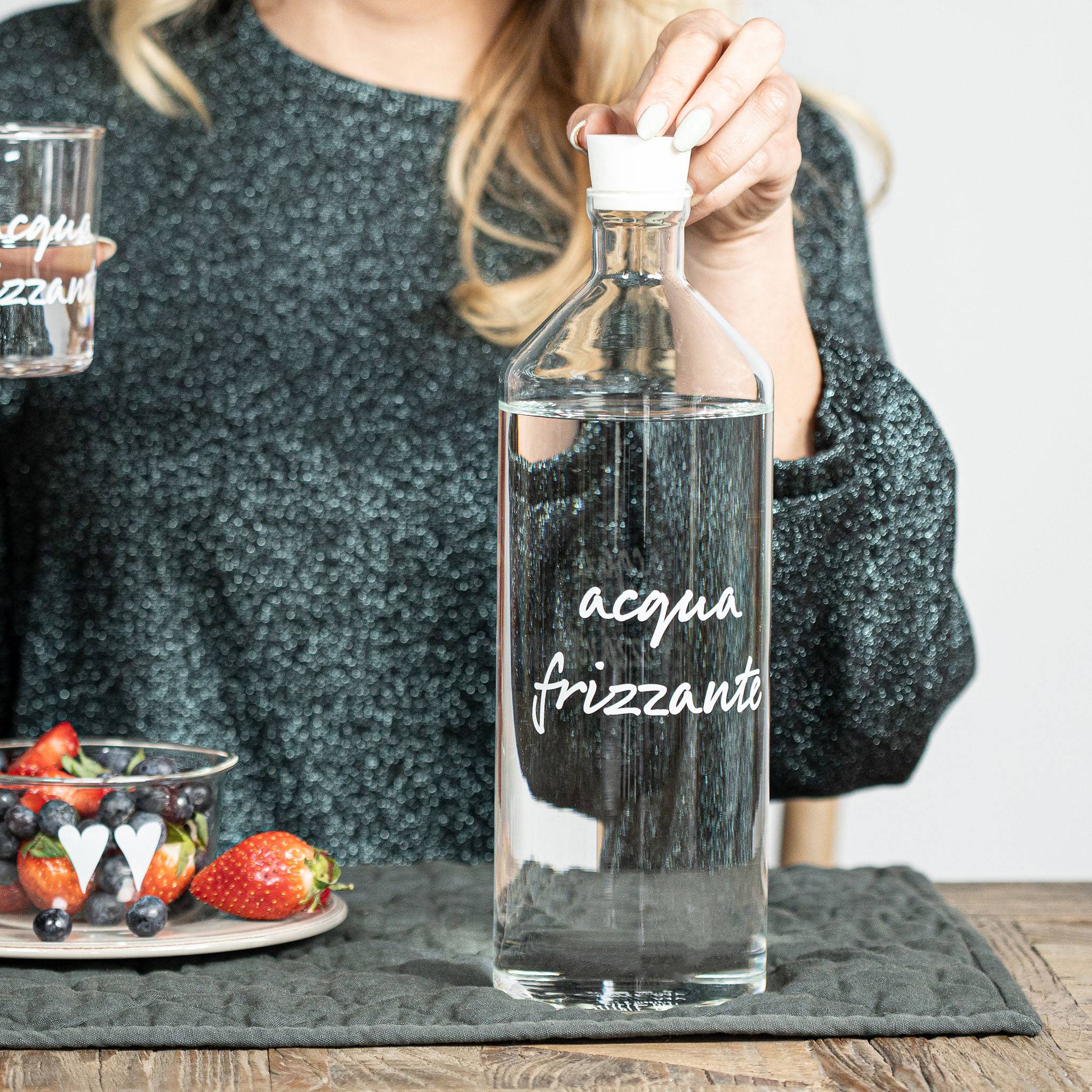Simple day -  Bottiglia in vetro acqua frizzante 1,4lt