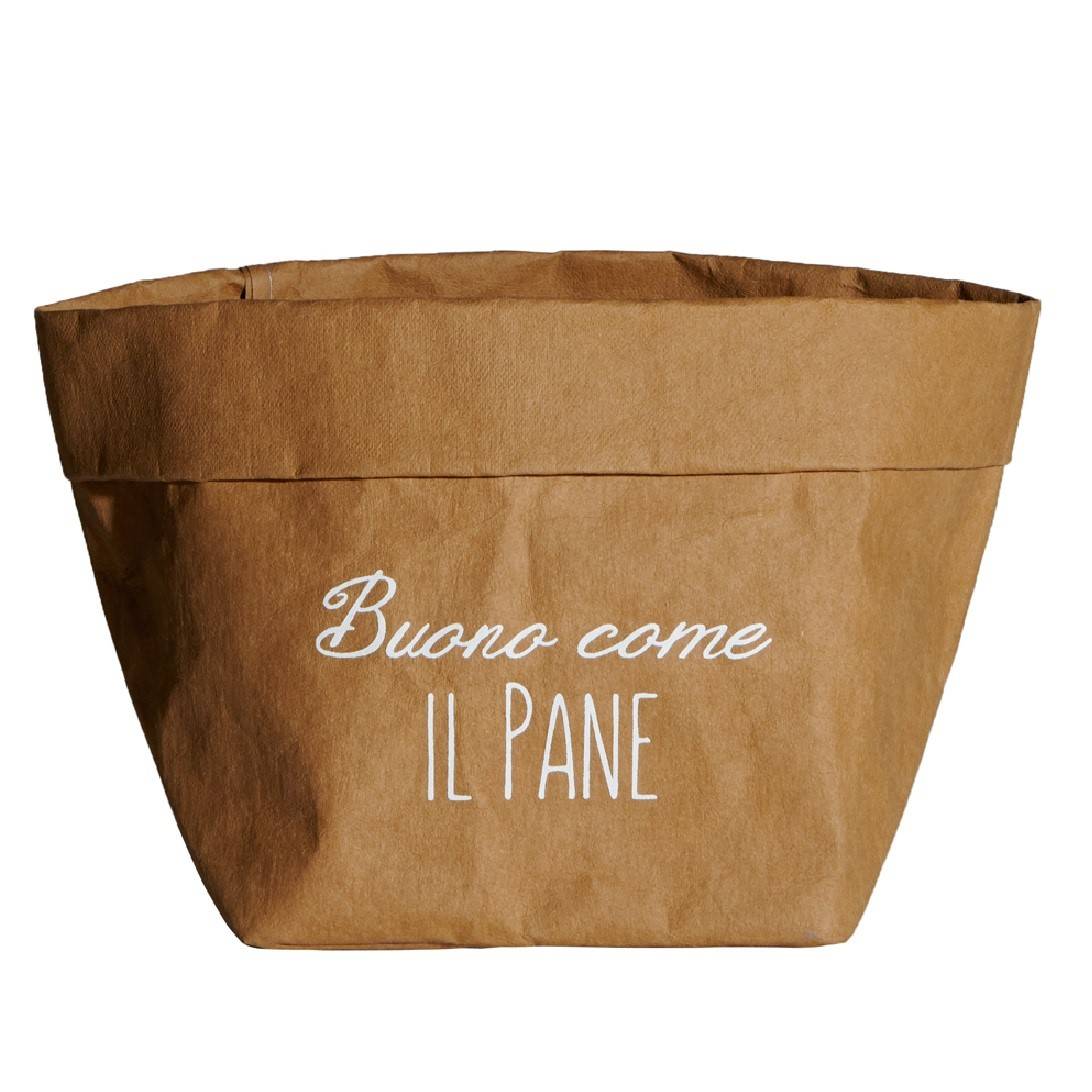 Simple day - contenitore in fibra decoro buono come il pane 15x15